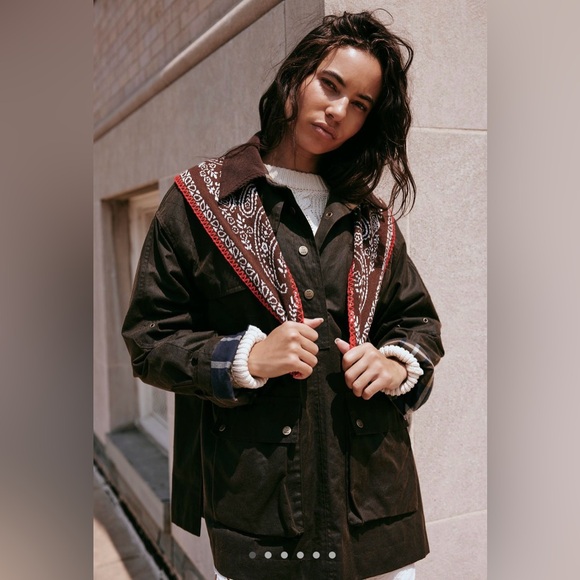 We The Free Headliner Wax Pullover Jacket Womens Size S- NWT